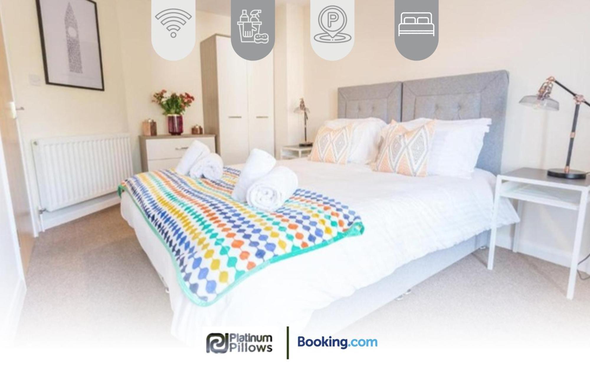 Modern Oxford 2 Bedroom Apartments, Families & Contractor Accommodation, Near John Radcliffe Hospital エクステリア 写真