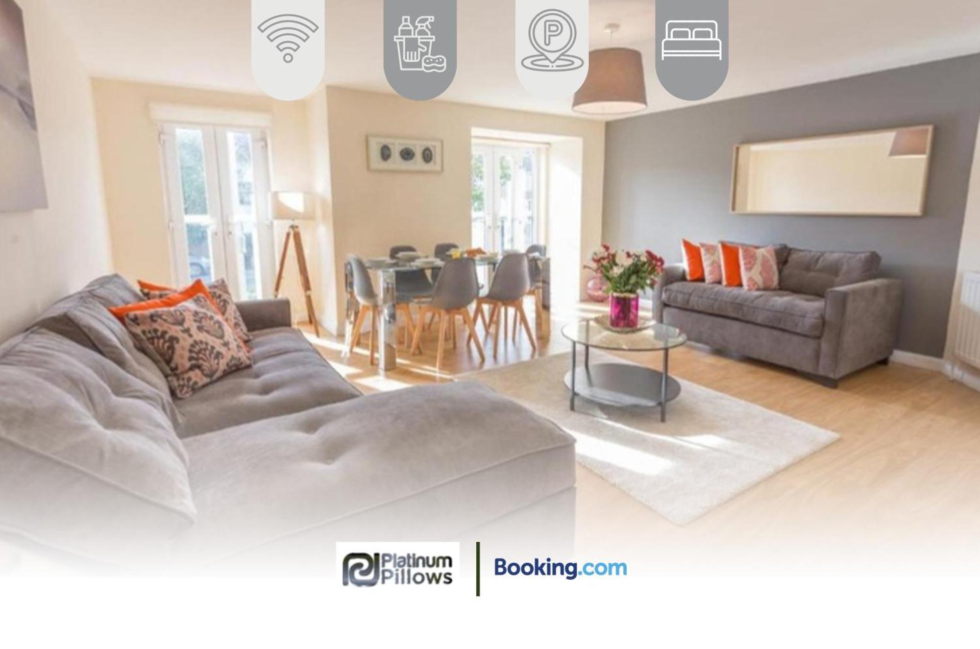 Modern Oxford 2 Bedroom Apartments, Families & Contractor Accommodation, Near John Radcliffe Hospital エクステリア 写真